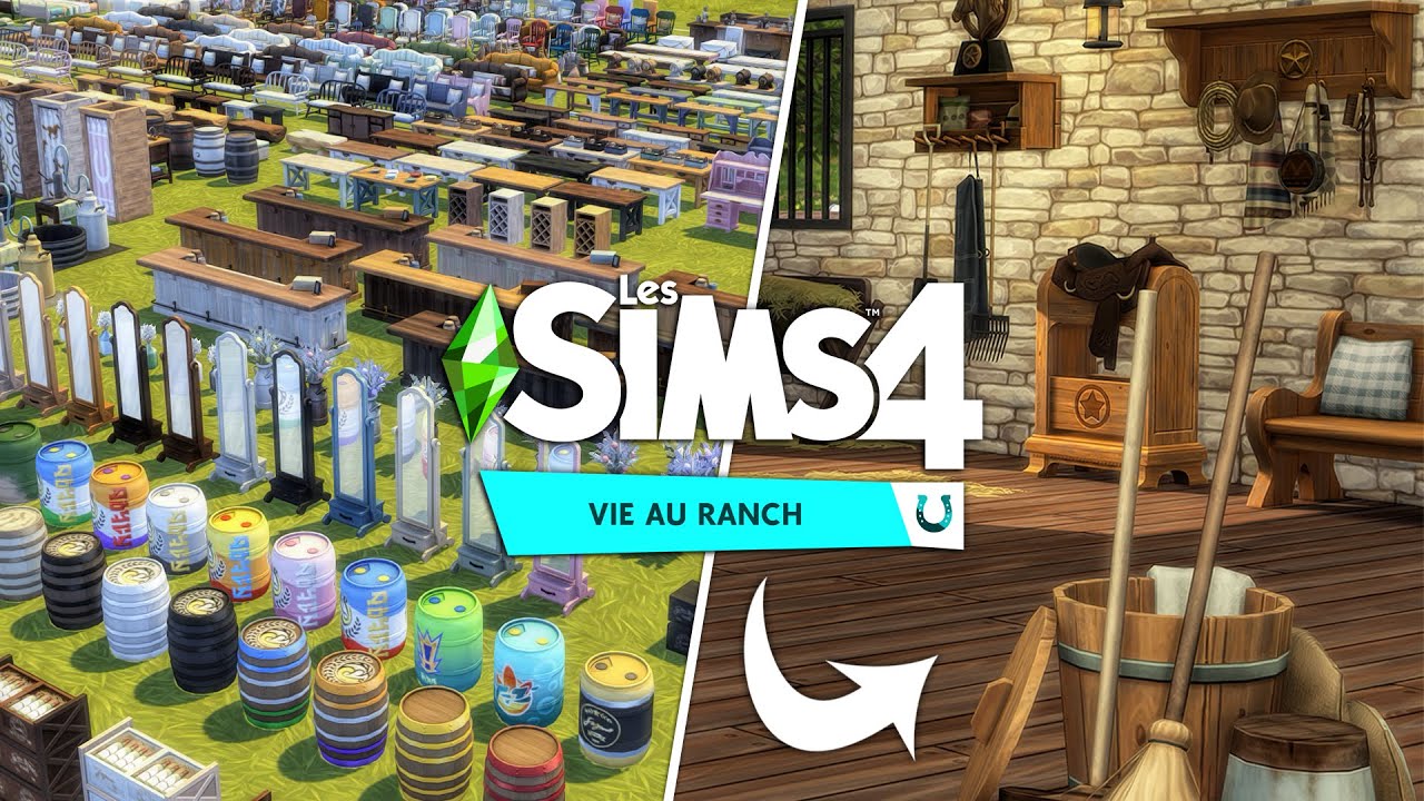 Pack d'Extension Les Sims 4 : Vie au Ranch | LES OBJETS
