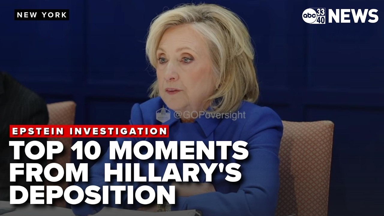 10 MOMENTS you can't miss from Hillary Clinton's EPSTEIN DEPOSITION