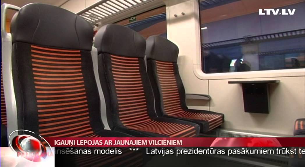 Igauņi lepojas ar jaunajiem vilcieniem