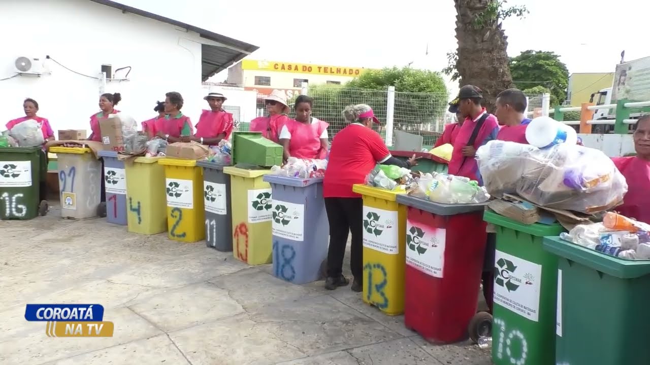 SECRETARIA DO MEIO AMBIENTE E COOPEMAR LANÇAM PROJETO RECICLA COROATÁ