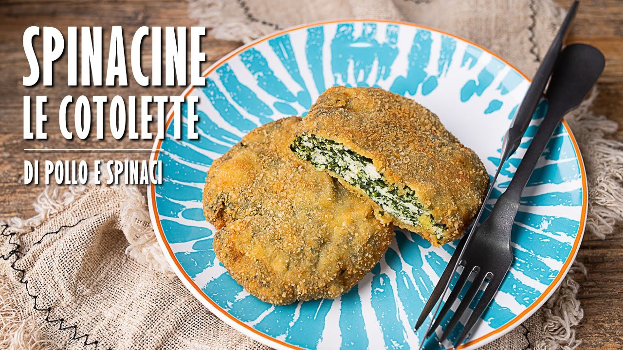 SPINACINE (Le COTOLETTE di POLLO E SPINACI) fatte in casa | Marianna Pascarella