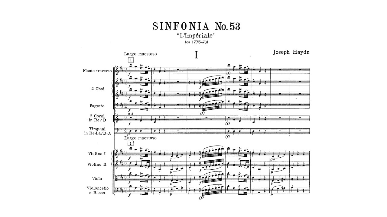 Haydn: Symphony No. 53 in D major 