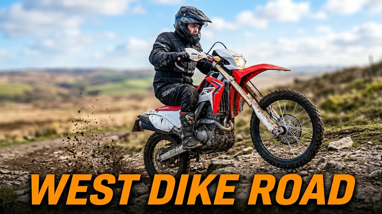 Riding on West Dike Road greenlane on CRF250L and Suzuki DRZ400 (full length)