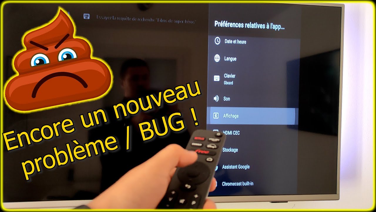1 😡 FREEBOX POP (player) BUG d'affichage, problème de résolution d'écran... #tmti #freebox #pop #bug
