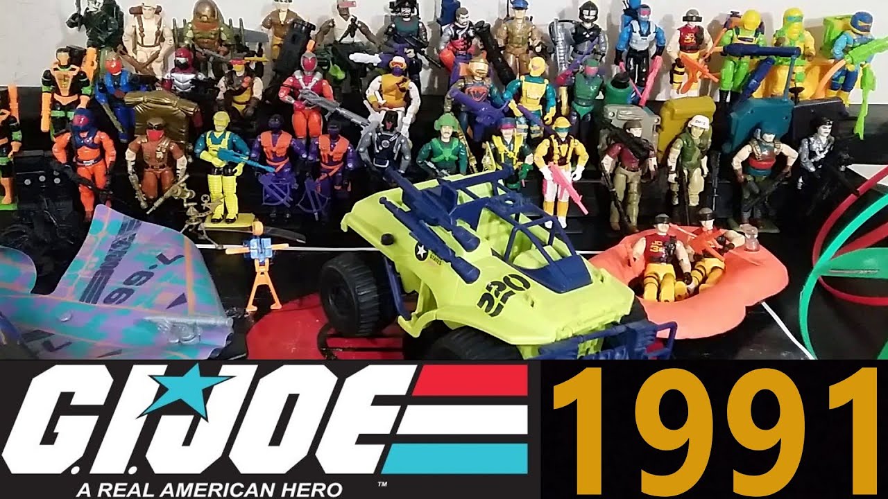 RETRO-WED: GI JOE 1991 ENTIRE TOY LINE OF FIGURES, VEHICLES AND PLAYSETS