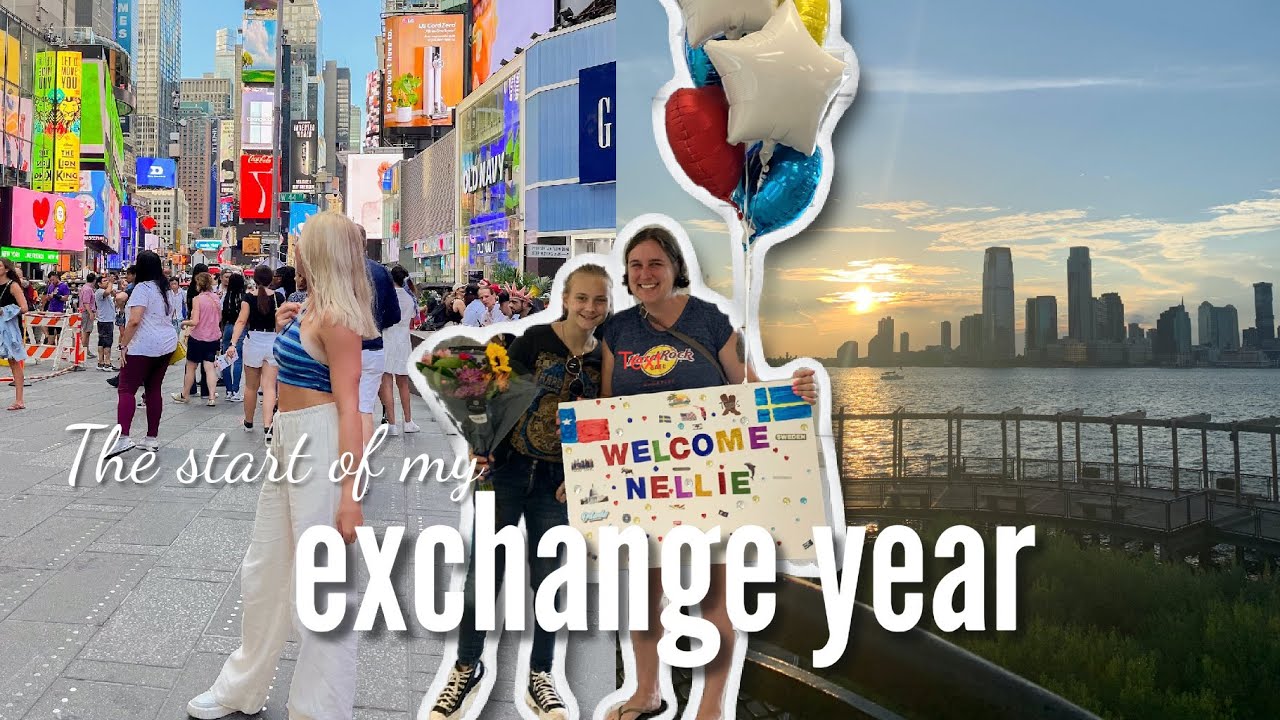 Moving to the US | Exchange student, New York, travel vlog