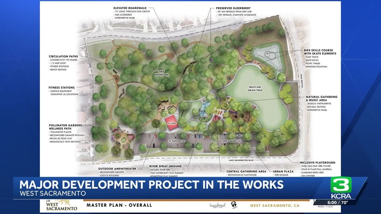 West Sacramento's Heritage Oaks Park development to bring new community hub