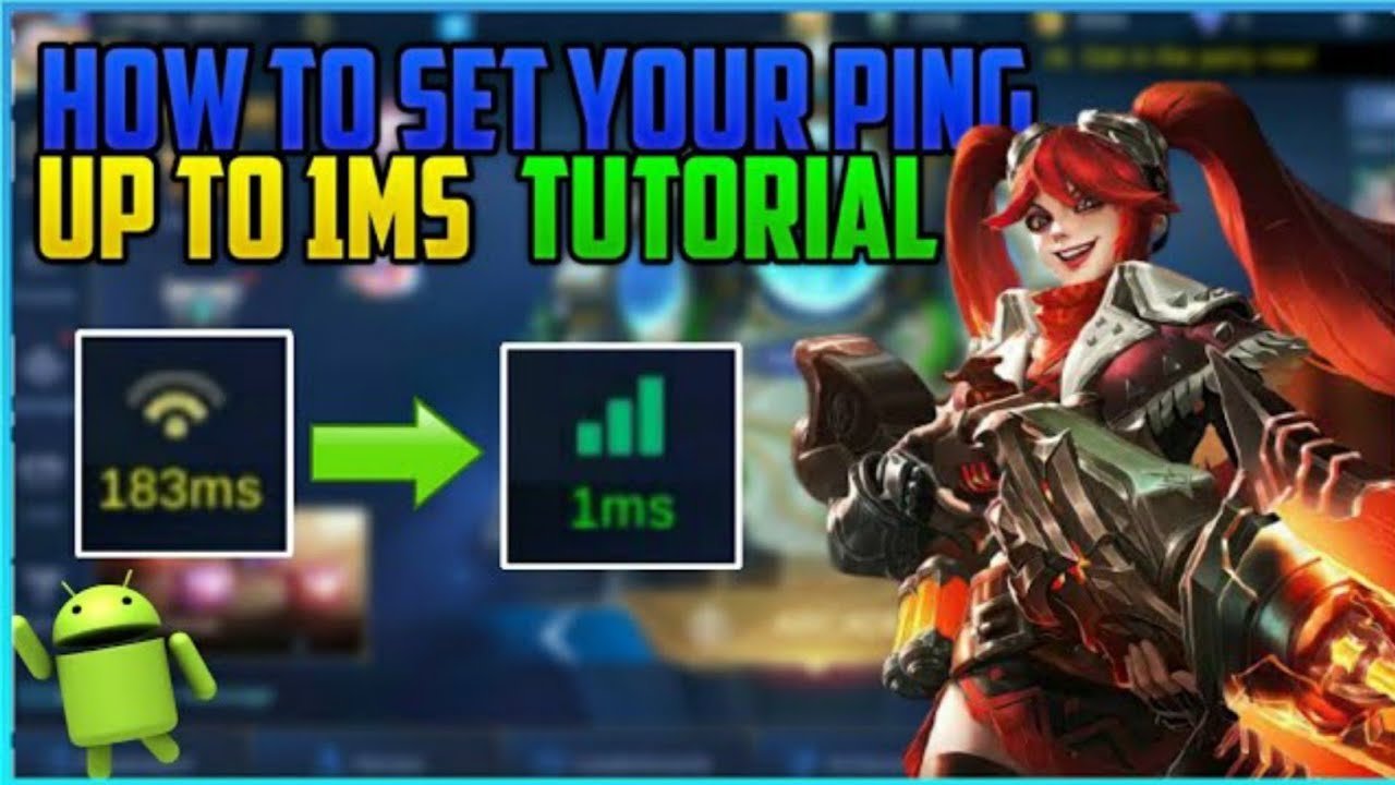 🔵How to Set you ping up to 1ms||Mobile legends||Tutorial||easy!