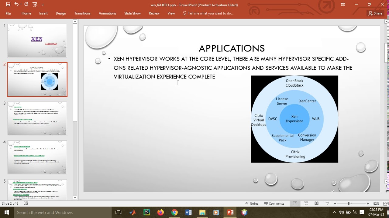 xen and its applications & conclusion for xen architecture in referenced 2 Grid and cloud computing