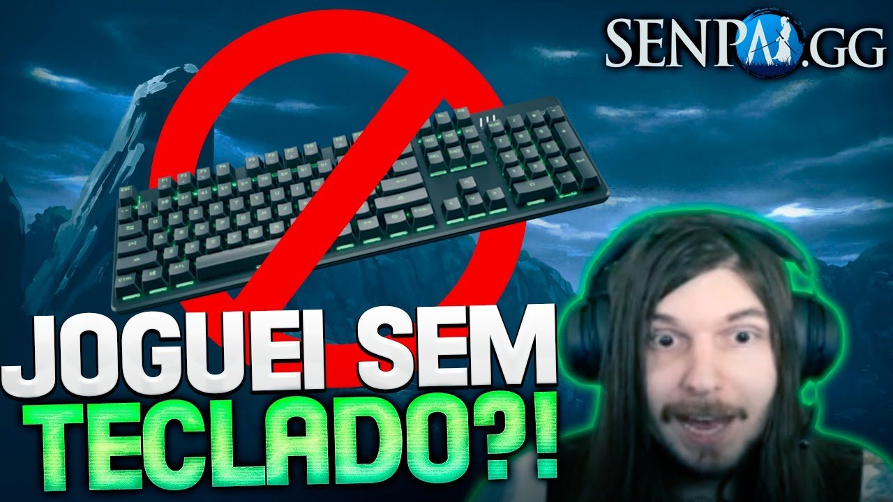 JOGANDO LOL SEM TECLADO! HOMENAGEM AO MONO HEIMER! 14 MILHO&Ecirc;S DE MAESTRIA!