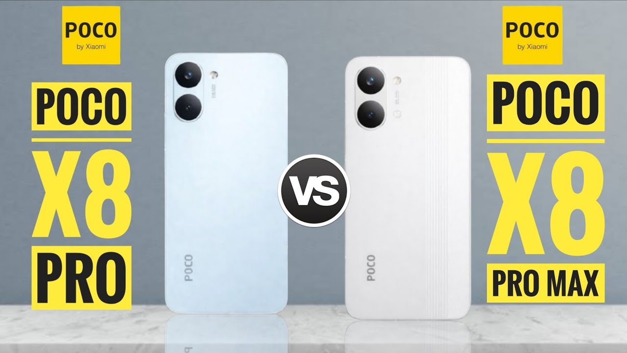 Poco X8 Pro vs Poco X8 Pro Max : Full Comparison ⚡ Which is Best?