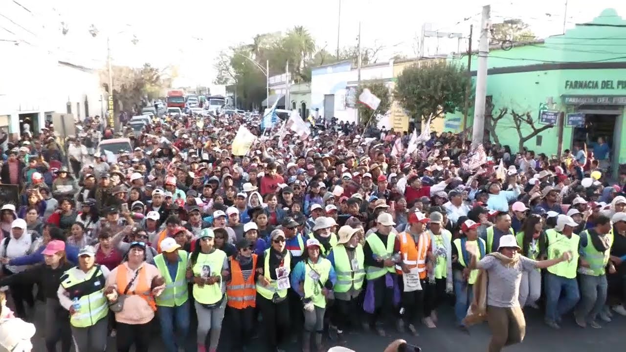 Peregrinos de San Carlos llegan a Cerrillos
