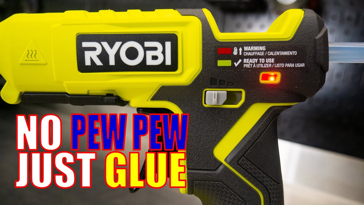 HANDY DANDY - RYOBI 18V P307 Dual Temp Glue Gun Review