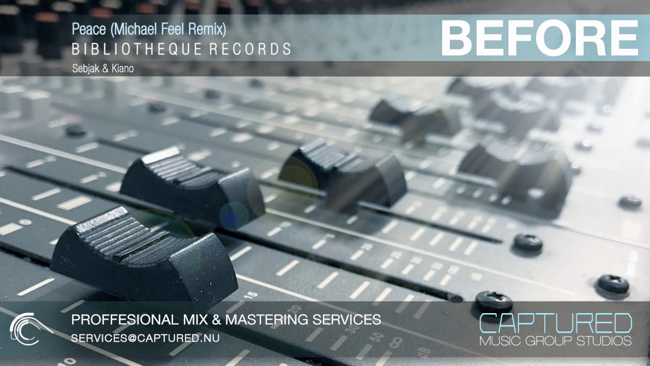 Mix & Mastering Services | Captured Music Group
