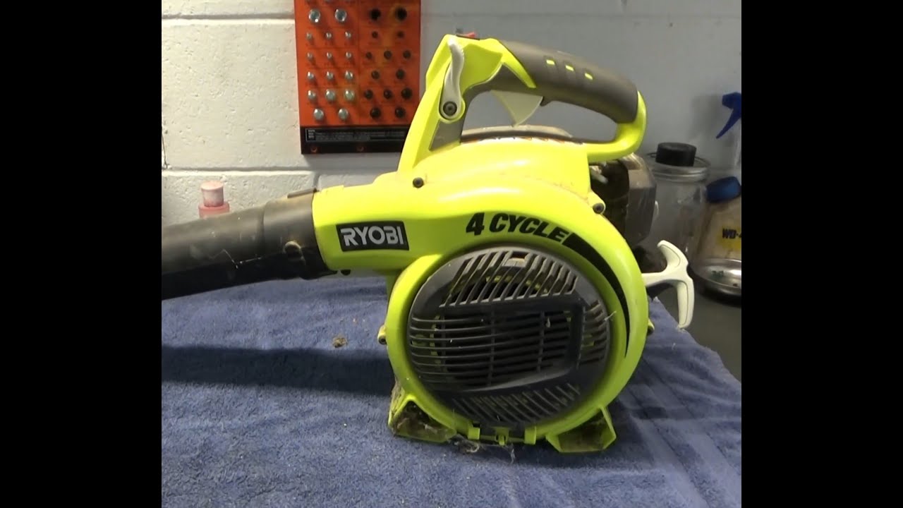 Ryobi 4 stroke blower - Old dusty garage unit - Can we make it run?