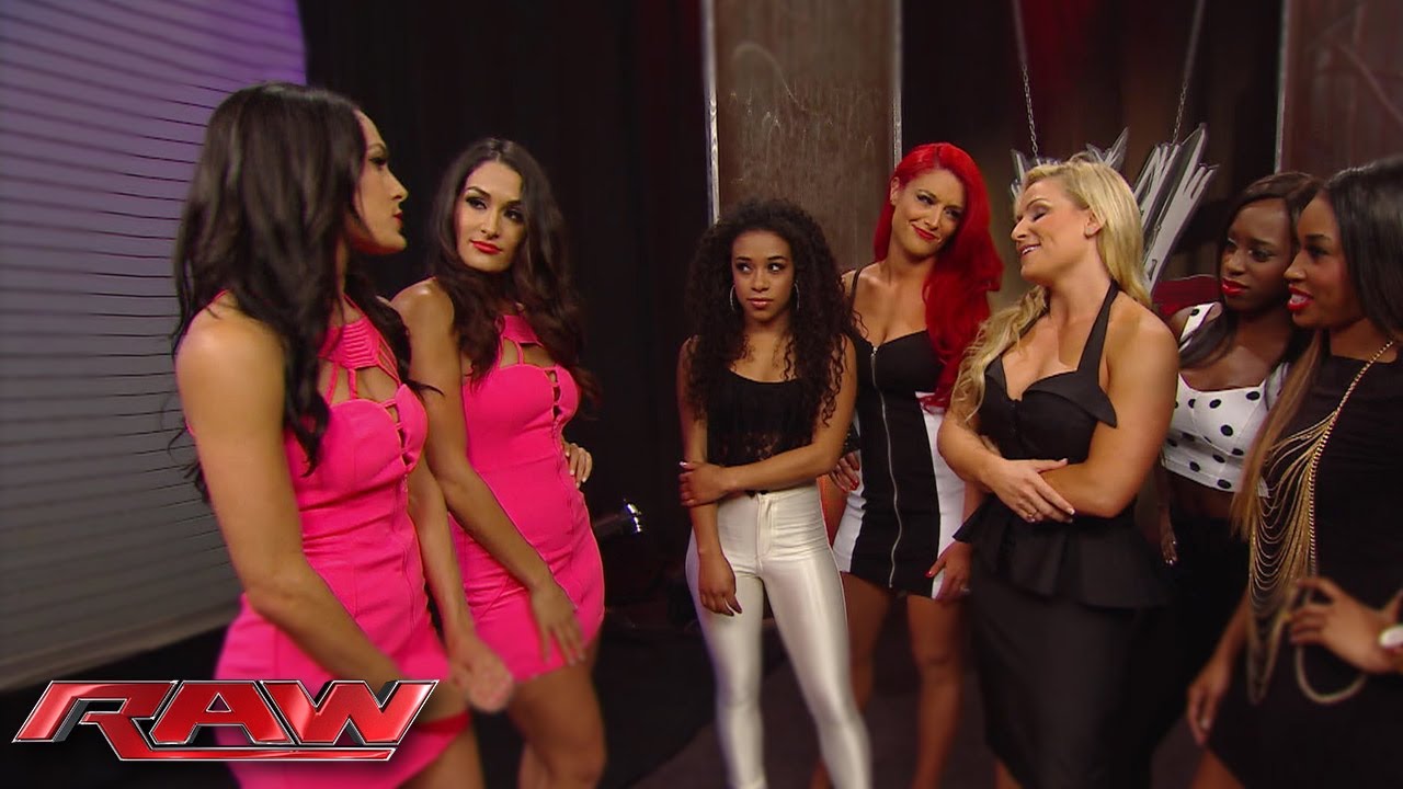The Bella Twins invite Eva Marie and Jo-Jo to a 