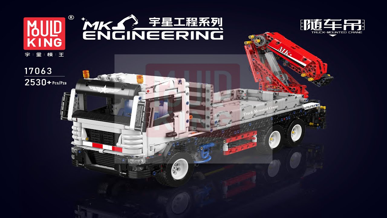 Mould King Instructions - Truck-Mounted Crane - 17063