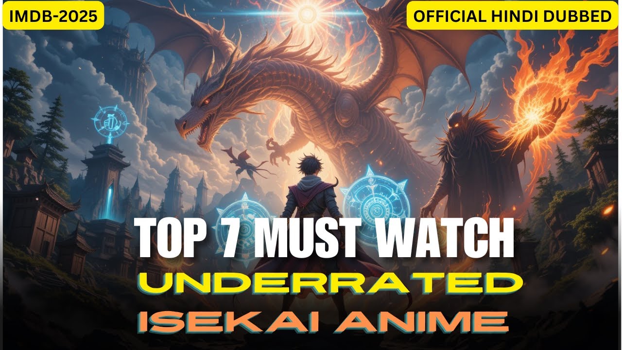 TOP 7 NEW HINDI DUBBED ISEKAI ANIME SERIES IN 2025