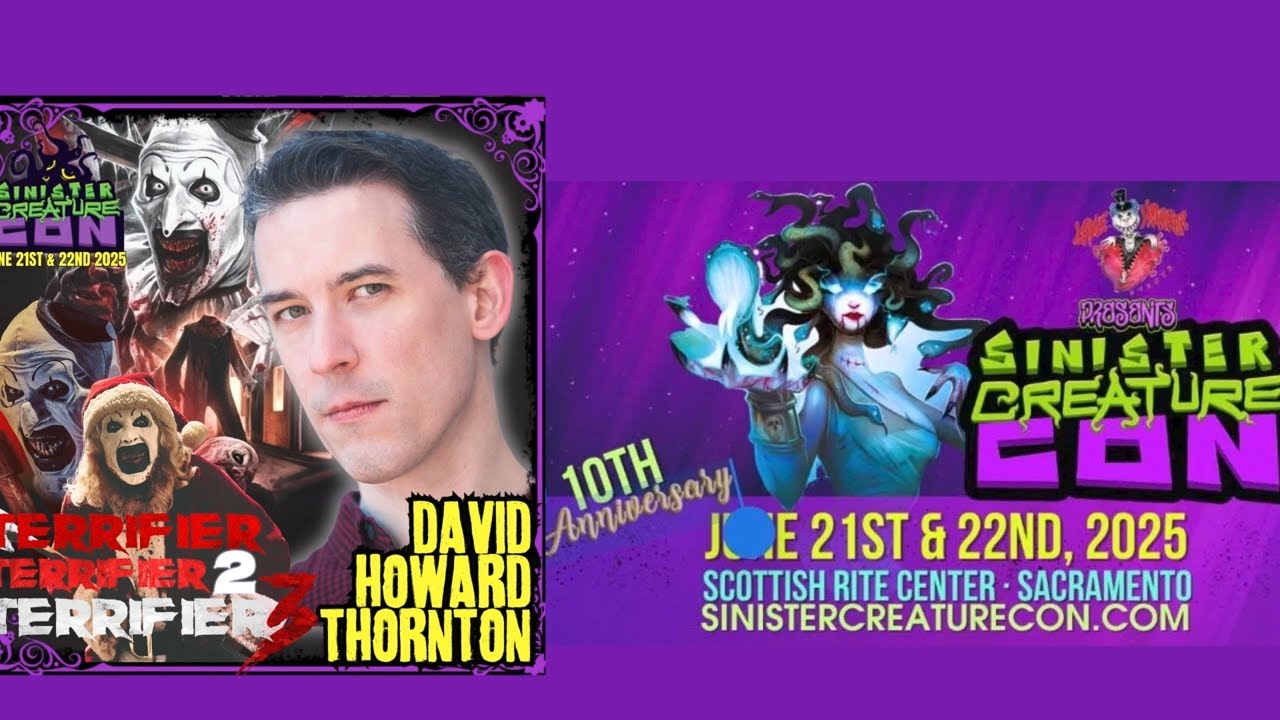 David Howard Thornton (Terrifier’s Art the Clown) Full Panel | Sinister Creature Con June 2025