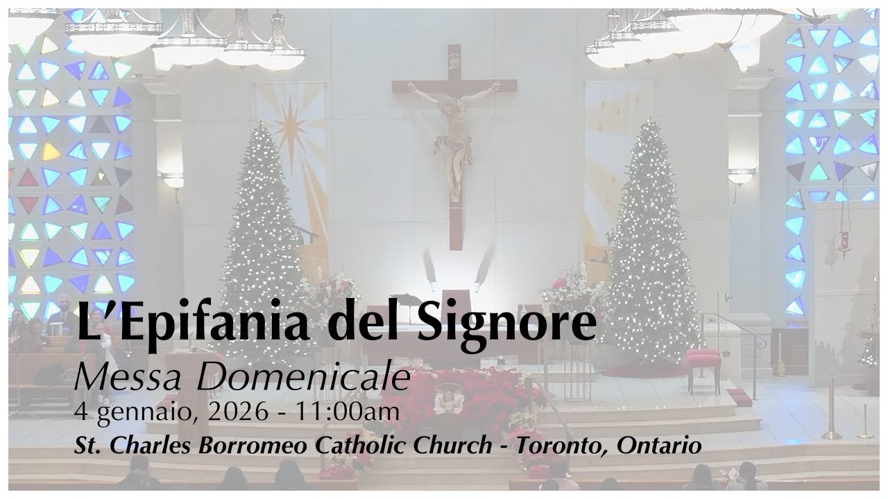 4 gennaio, 2026: Messa Domenicale | L'Epifania del Signore
