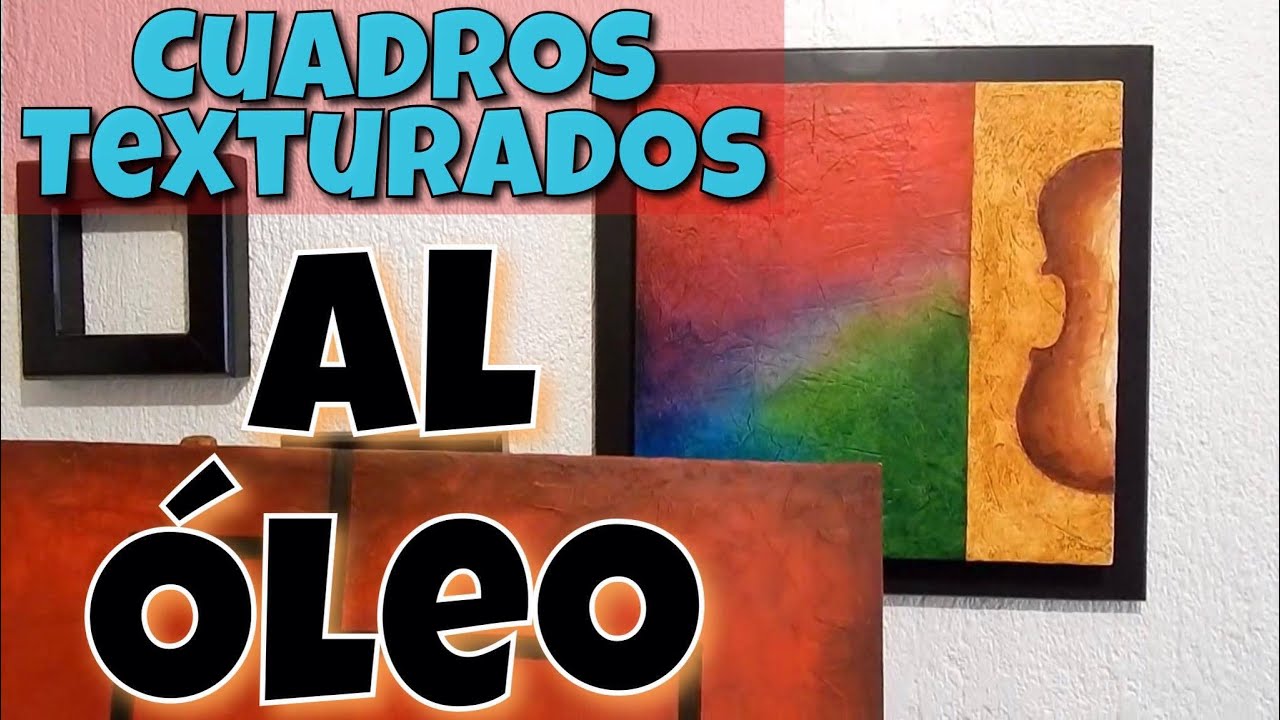 Cómo pintar un cuadro texturado al óleo / Cuadros decorativos Tutorial