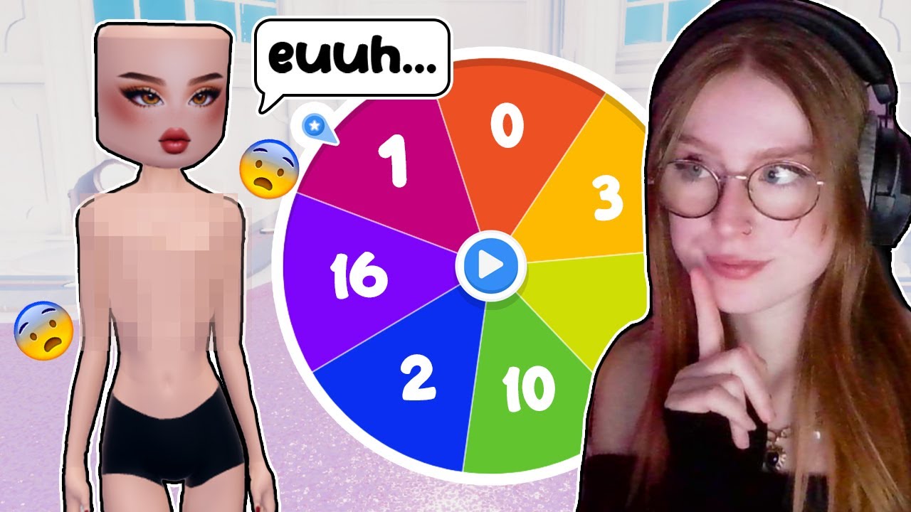 La roue Choisie mon nombre de Vêtements sur Dress To Impress ! Roblox