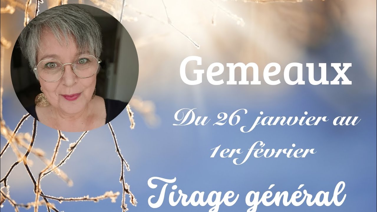 ♊ Gémeaux du 26 janvier au 1er février, tirage général ✨ Vous retrouvez l'envie 🍀🌈🎁 #guidance