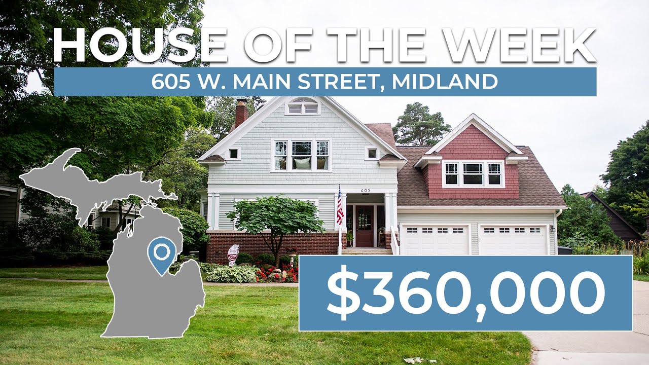 Midland home with landscaped riverfront backyard close to downtown for sale