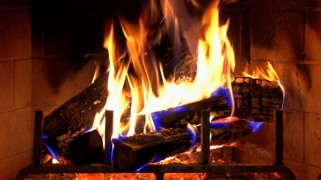 Very Soft Music and Beautiful Fireplace with Perfect Crackling Fire &ndash; Warm Ambience To Relax Deeply