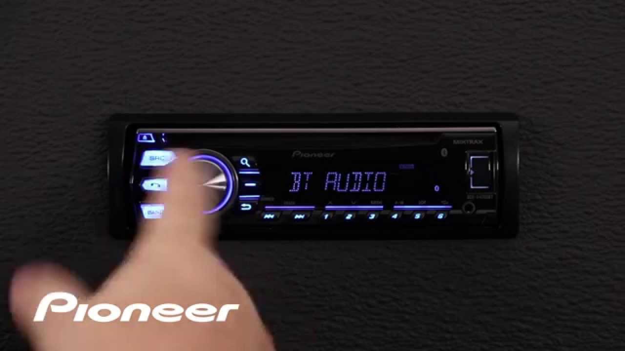 How To - DEH-X4700BT - Bluetooth Connection Menu