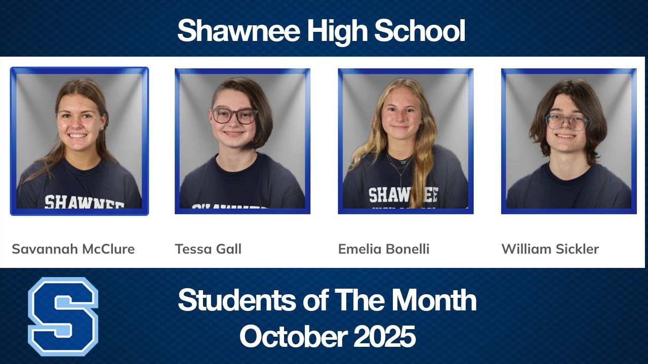Shawnee High School – October Students of the Month