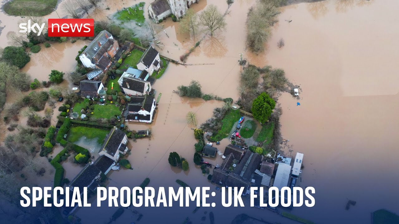 Sky News Special programme on the UK floods