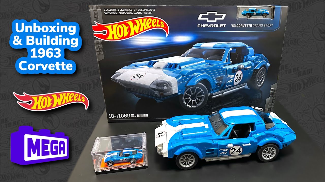 Unboxing & Building MEGA Hot Wheels Corvette Grand Sport