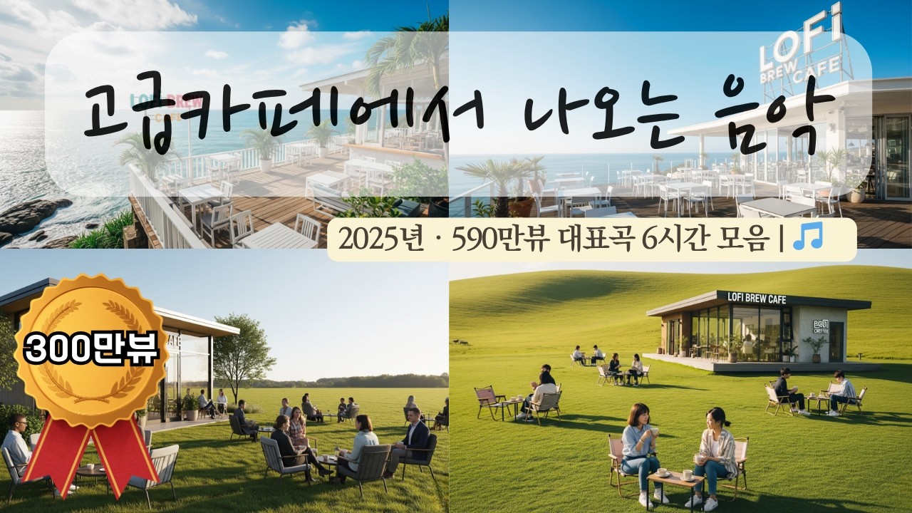 고급카페에서 나오는 음악 | 180만뷰 대표곡 모음 | 6시간 연속 재생 · 중간광고  · 중복음악· 저작권없음🔕