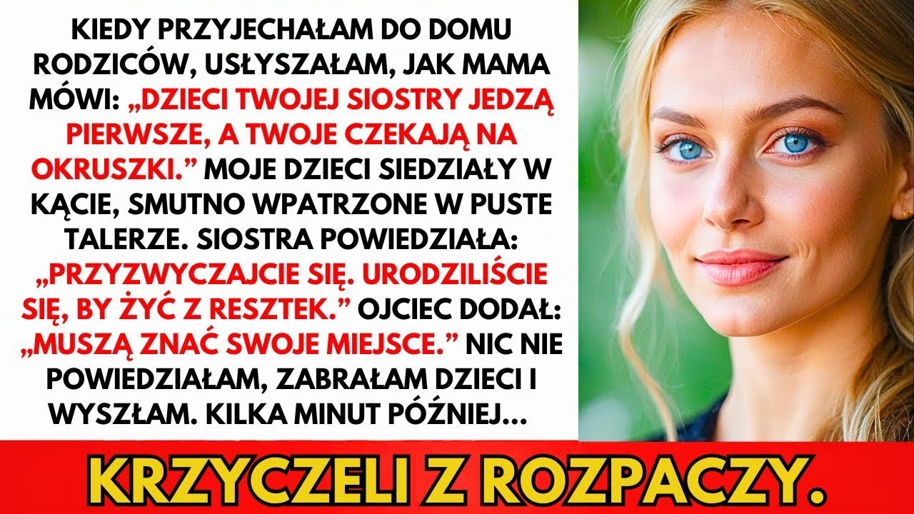 Moja Rodzina Powiedziała  Dzieci Mojej Siostry Jedzą Pierwsze, A Moje Czekają Na Okruszki