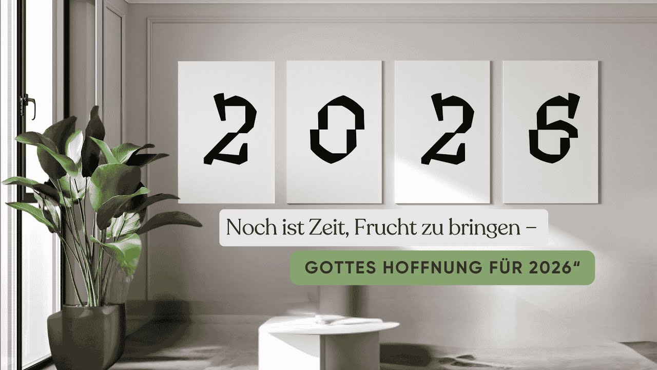 Noch ist Zeit, Frucht zu bringen &ndash; Gottes Hoffnung f&uuml;r 2026 - Adrian Dinut