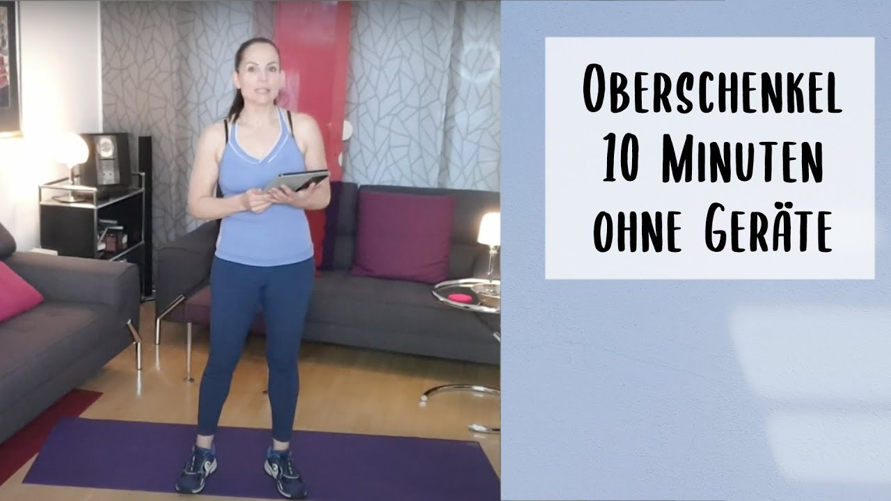 Schlankere, straffere innere Oberschenkel in 14 Tagen | 10 min Heimtraining - ohne Geräte