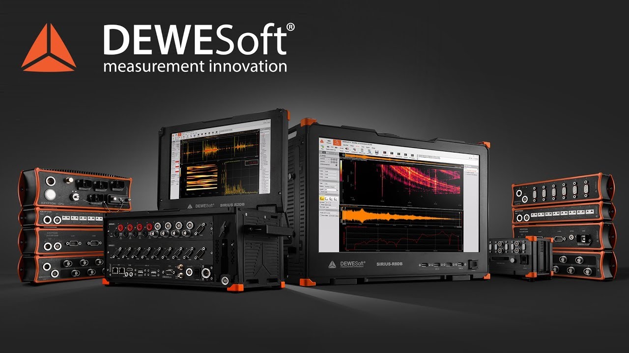Complete overview of Dewesoft hardware products: DAQ systems and more
