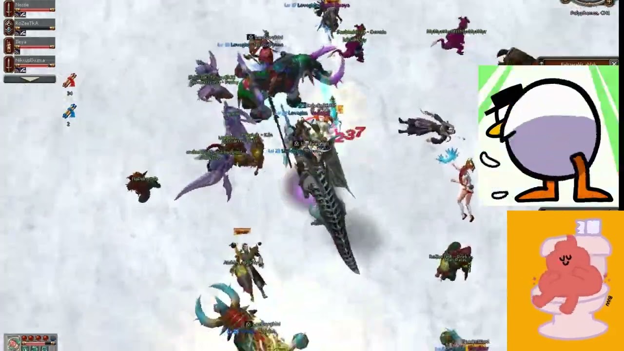 Metin2 Polyphemos Anavarrr And Lamborghini World Boss Fight
