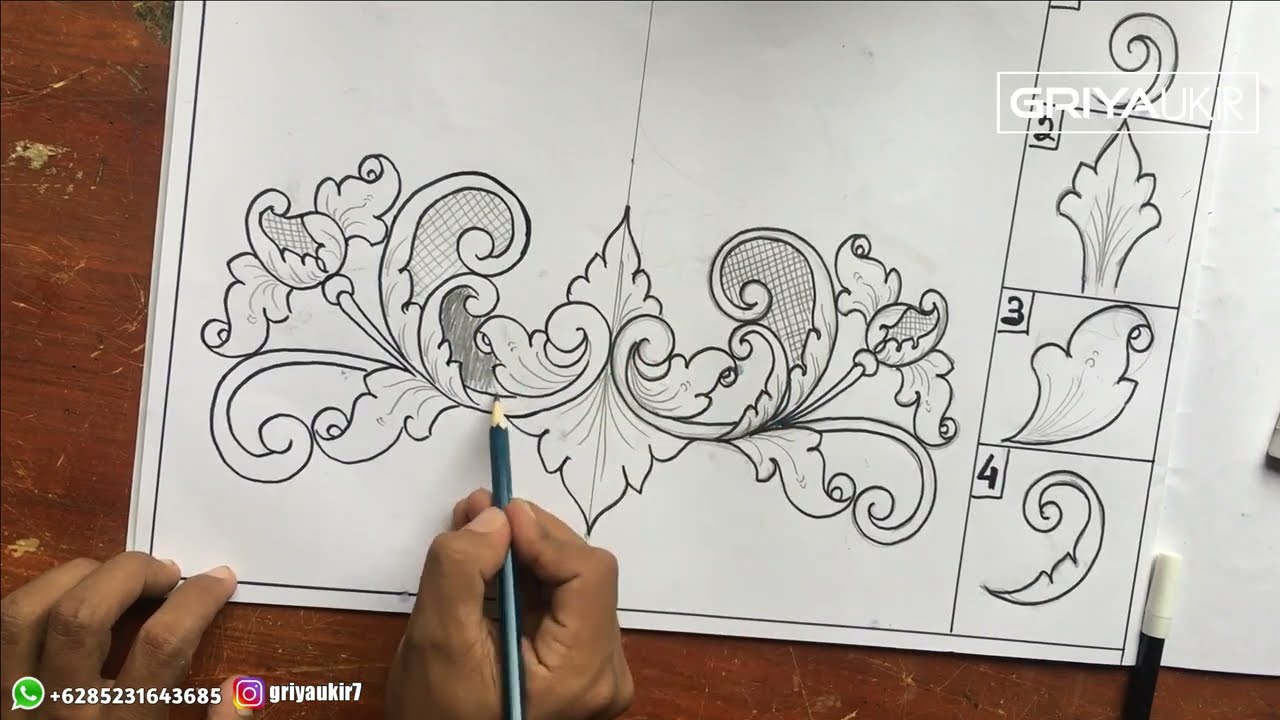 cara desain ukiran dengan cepat