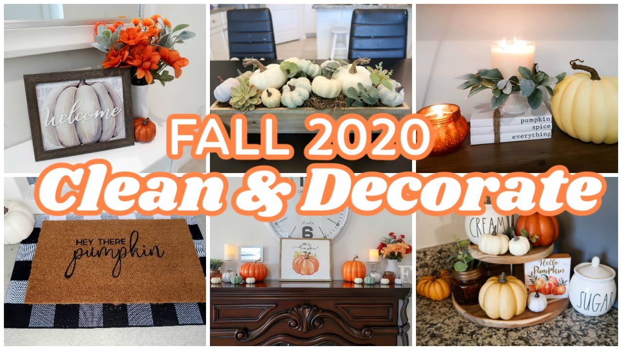 FALL CLEAN + DECORATE WITH ME 2020 | FARMHOUSE FALL DECOR HOUSE TOUR