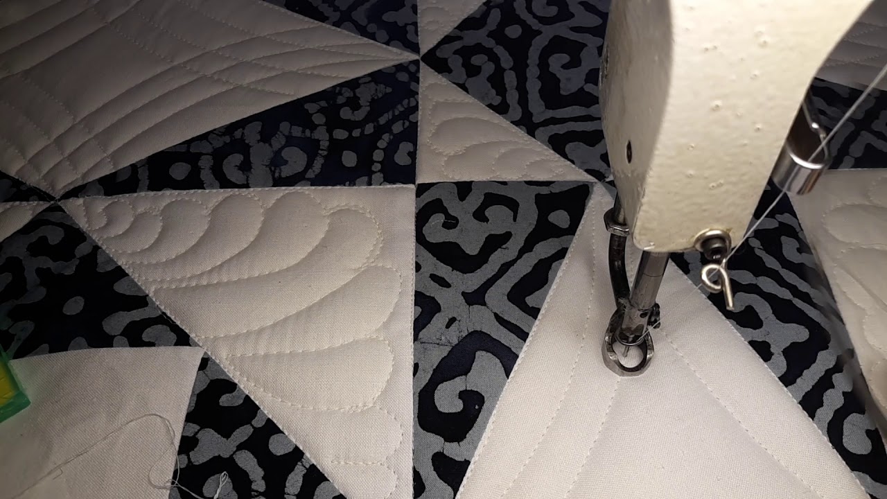 Storm at sea diamond quilting