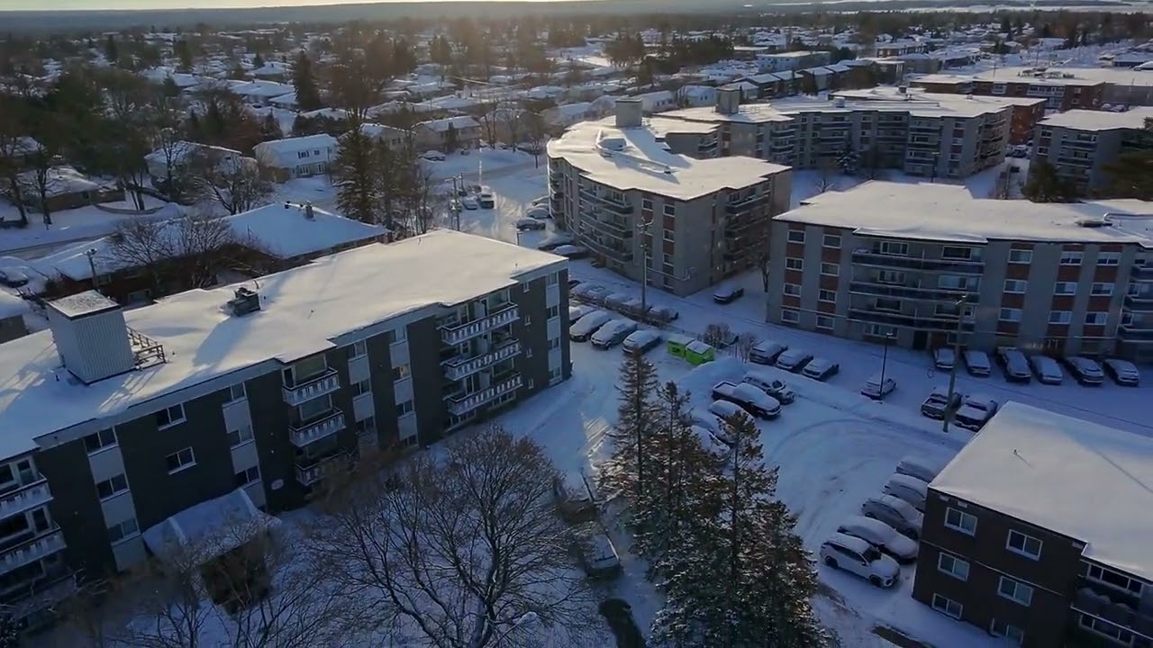 Winter in Canada #canada#drone#dji#winter
