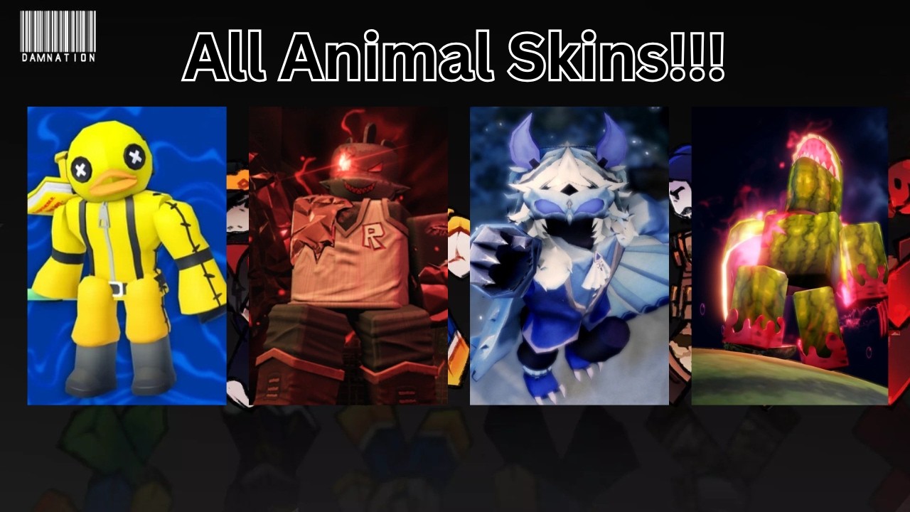 ALL ANIMAL SKINS | Forsaken