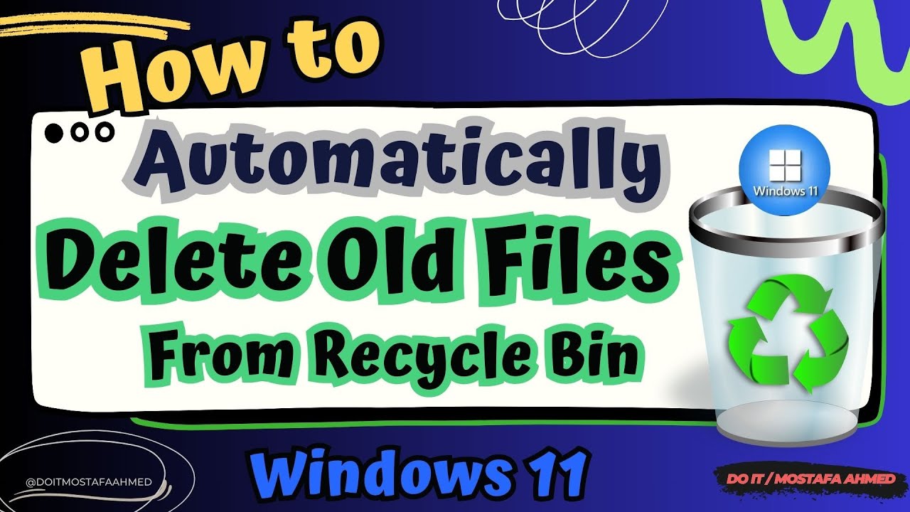 How To Automatically Delete Old Files From Recycle Bin In Windows 11