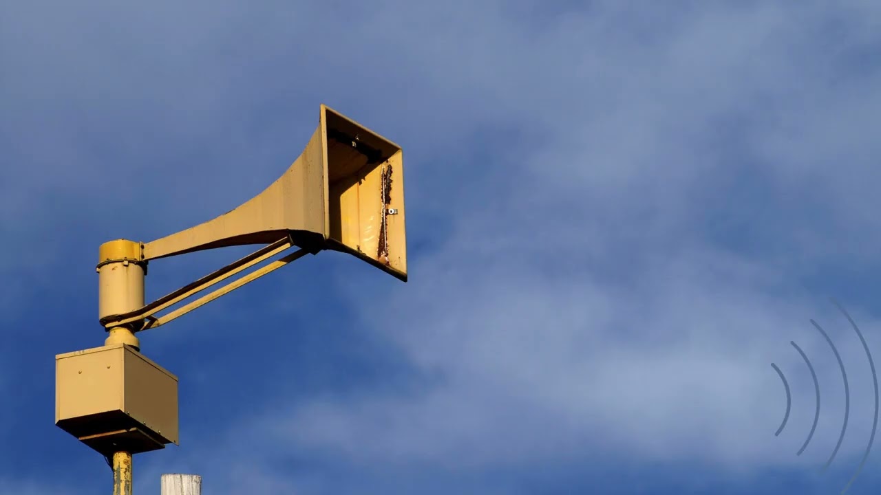 Real Air Raid Siren Sound