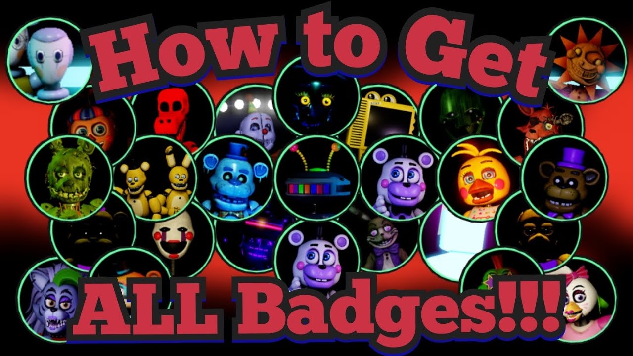 How to Get ALL Badges!!! | Circus Baby's Pizza World Roleplay | Roblox