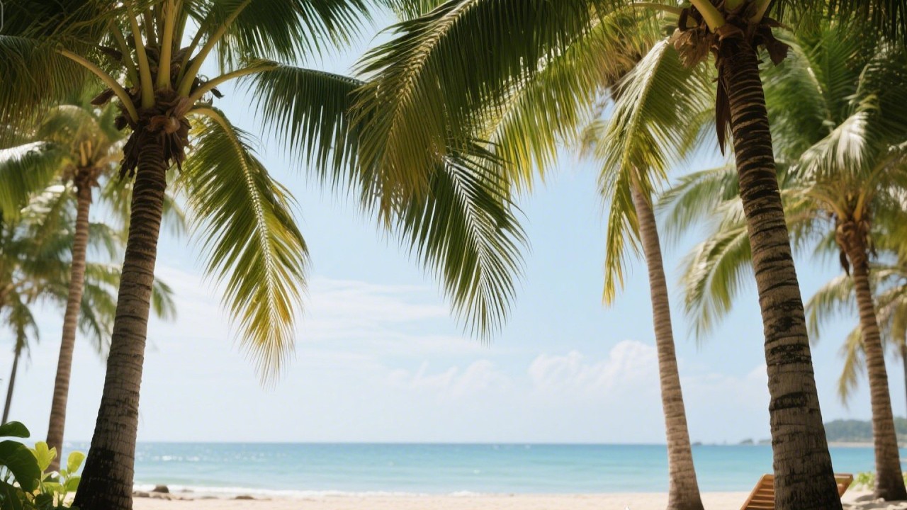 Tropical Beach Harmony Breaths Deeper Than Night For Peaceful Sleep Ambience 🌊