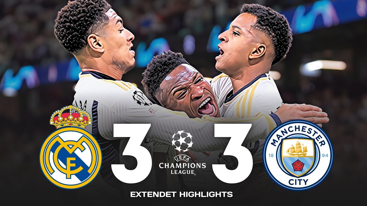 Real Madrid 3-3 Man City | HIGHLIGHTS
