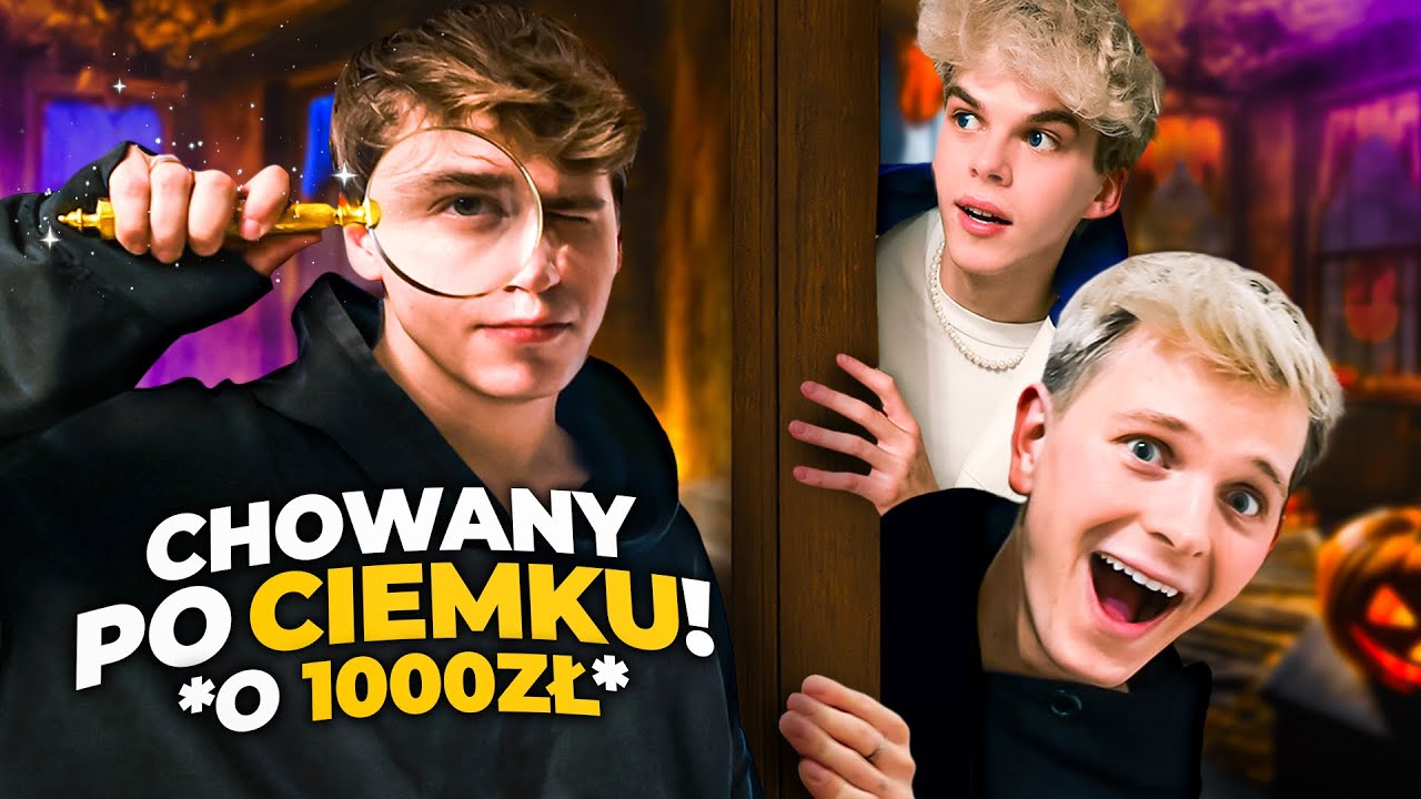 CHOWANY PO CIEMKU W WIELKIM DOMU 😱🎃 | Dominik Rupiński